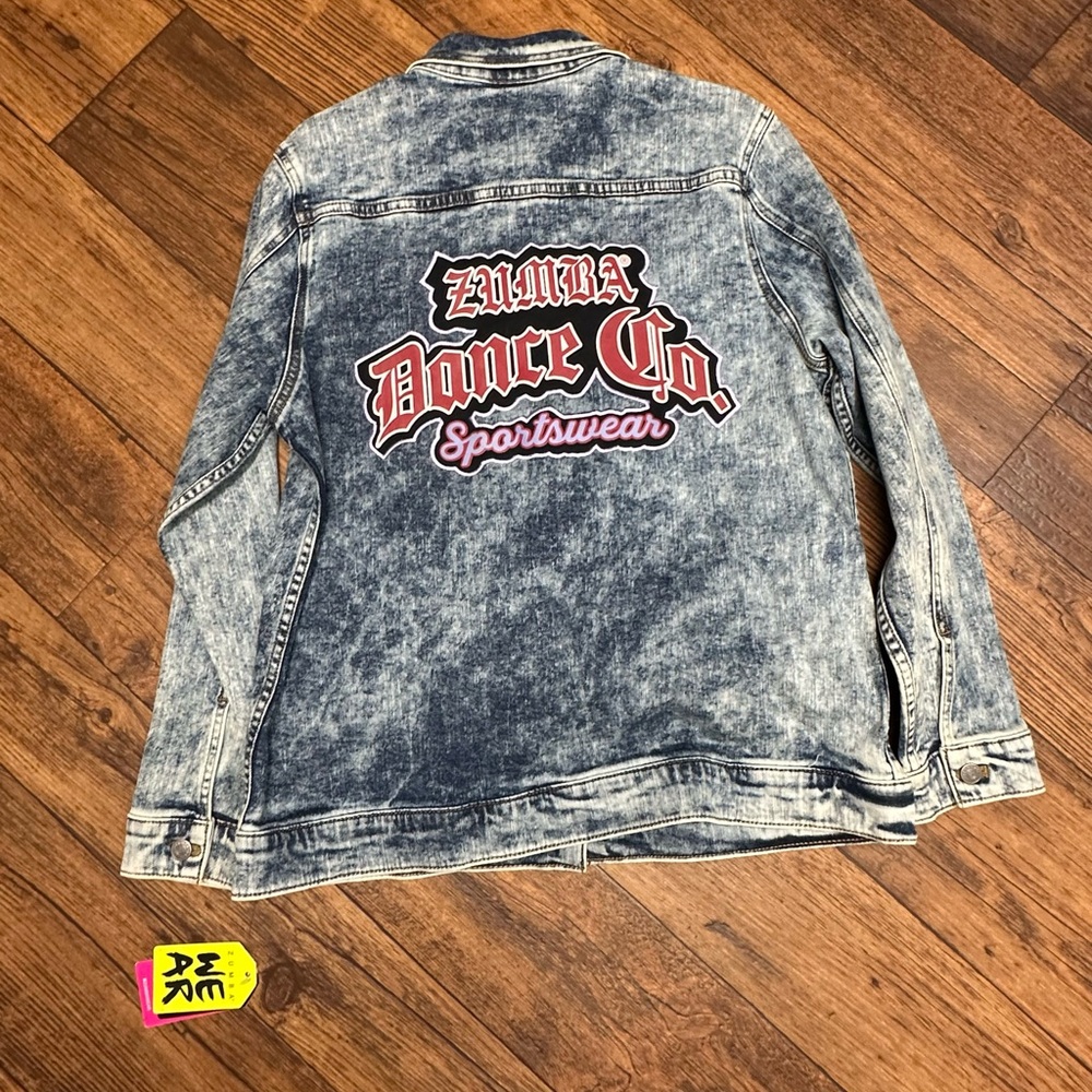 Zumba Fitness Blue Denim Jacket